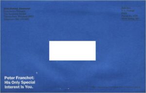 Peter Franchot Goldie Hawn mailer envelope